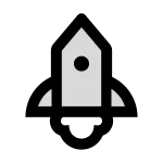 Rocket SVG Icon
